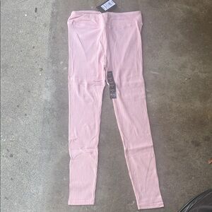 Art Class Pink and White Striped Leggings